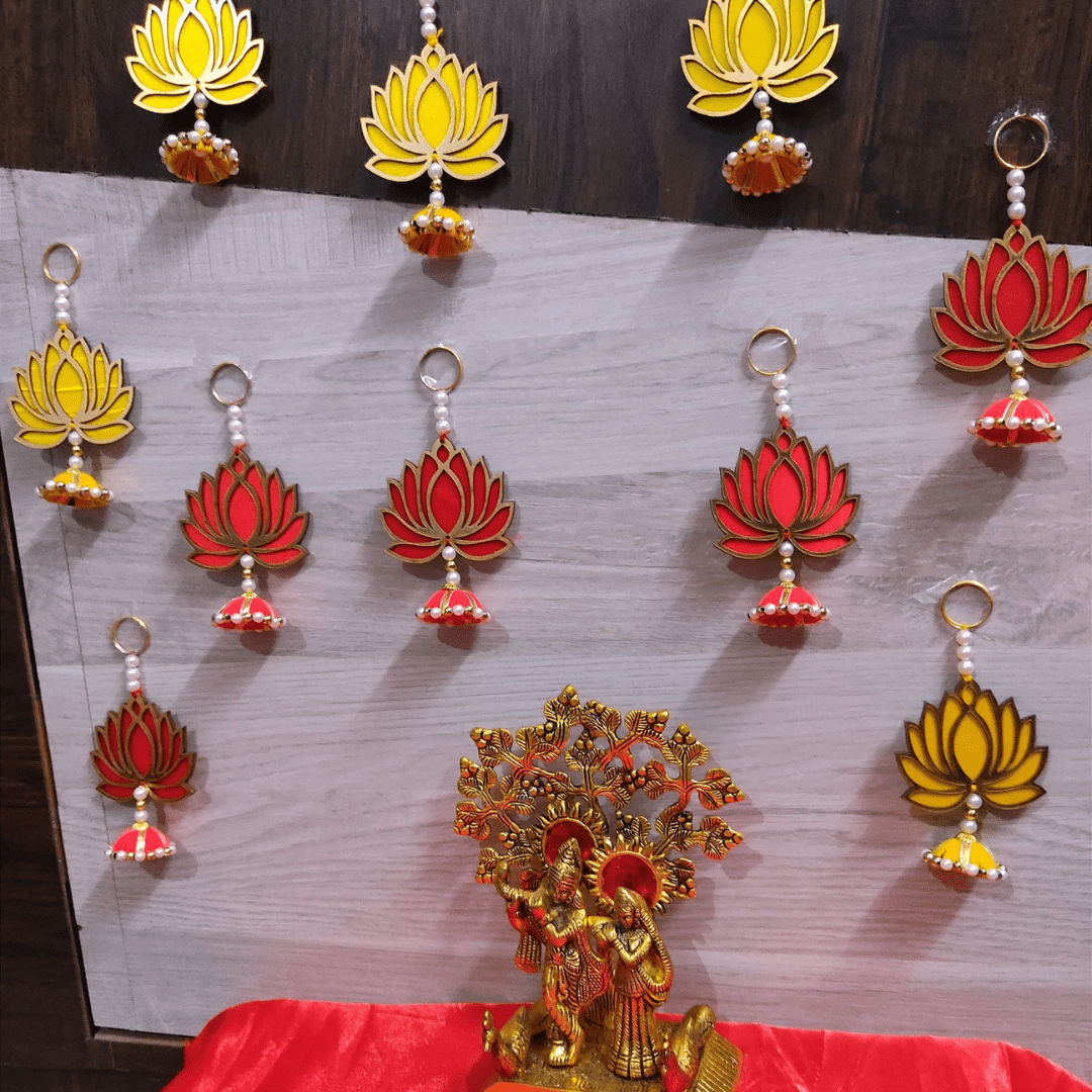 Lotus wall decorative hangings for wall decoration wedding hanging decoration.