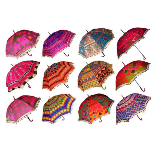 Nylon Printed Beautiful Decorative Umbrella For Wedding, Events, Party Decoration.