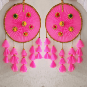 Indian Handmade Multicolored Hanging Door Hangings. Diwali Decoration, Indian Wedding Decor, Mehndi decor, Haldi Decor, Party Backdrop, Bollywood theme party, Holi party. Easy to Hang indoor as well as outdoors.