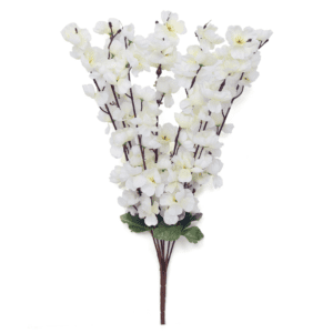 Artificial blossom bunches Each petal, leaf, and stem is intricately designed, ensuring a breathtaking resemblance to fresh, natural flowers.