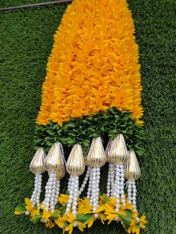Gajra Cutting Hanging Ladi Set Of 10 Pieces, Height 2 Feet - Image 4