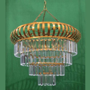 4 Step Scale Crystal Chandelier For Home, Wedding & Event Decoration