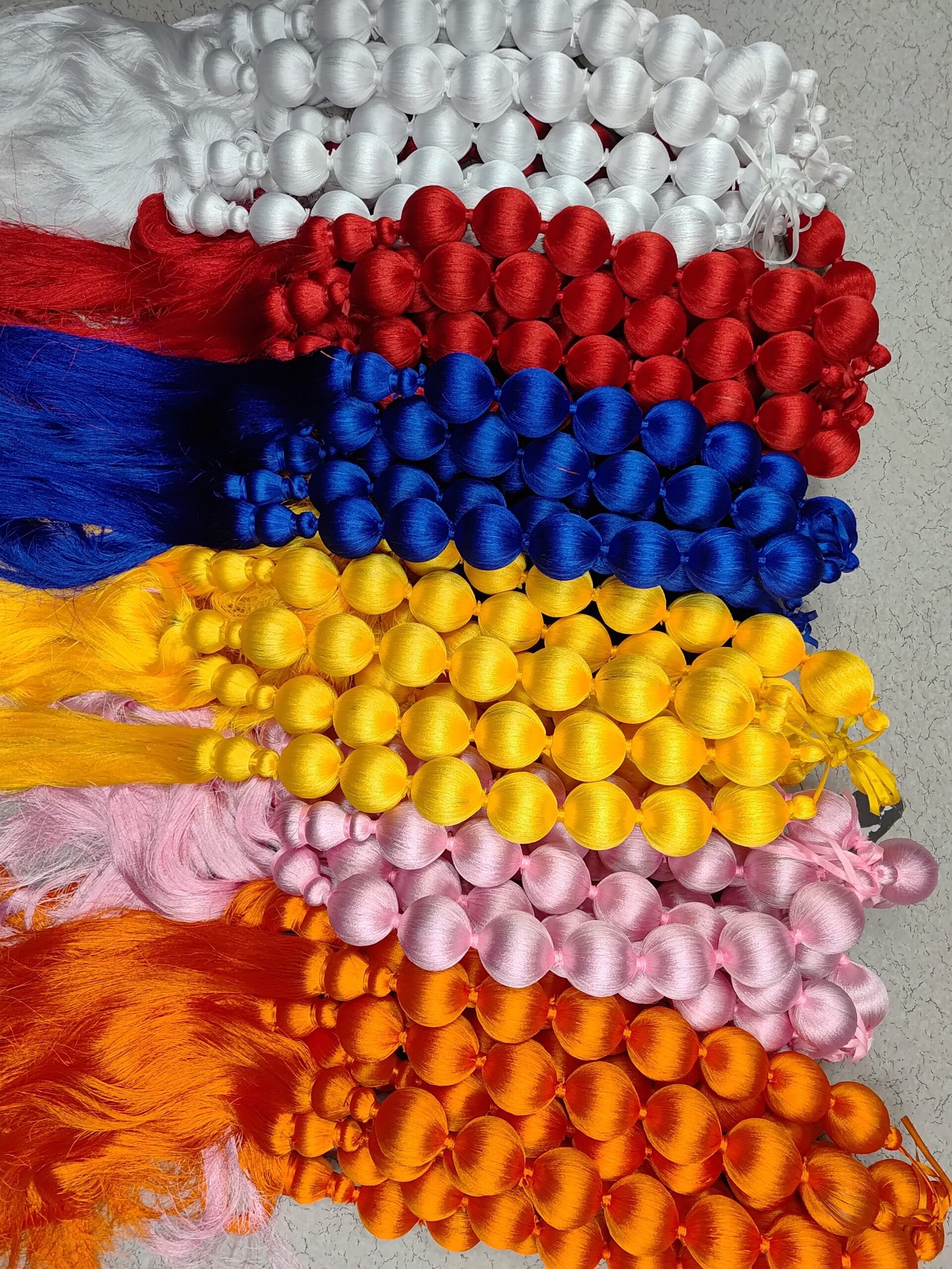 Silky Tassel Hanging Ladi Set Of 10 Piece Hanging Ladi, Height 4 Feet - Image 4