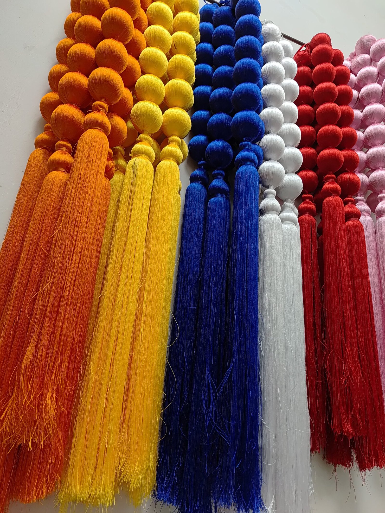 Silky Tassel Hanging Ladi Set Of 10 Piece Hanging Ladi, Height 4 Feet - Image 3