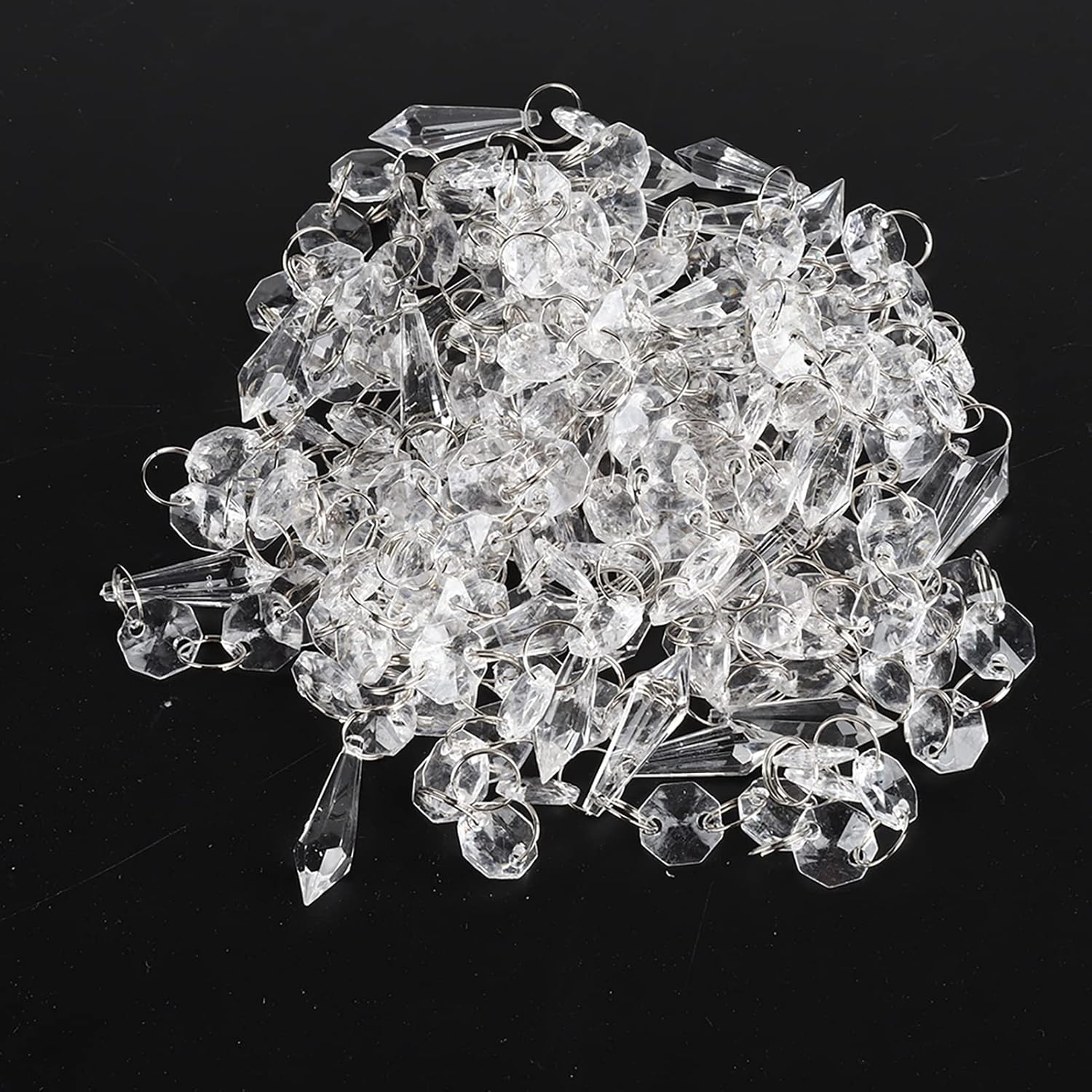 Crystal Hanging Ladi Set Of 80 Piece Ladi, Height 6 Inch - Image 4