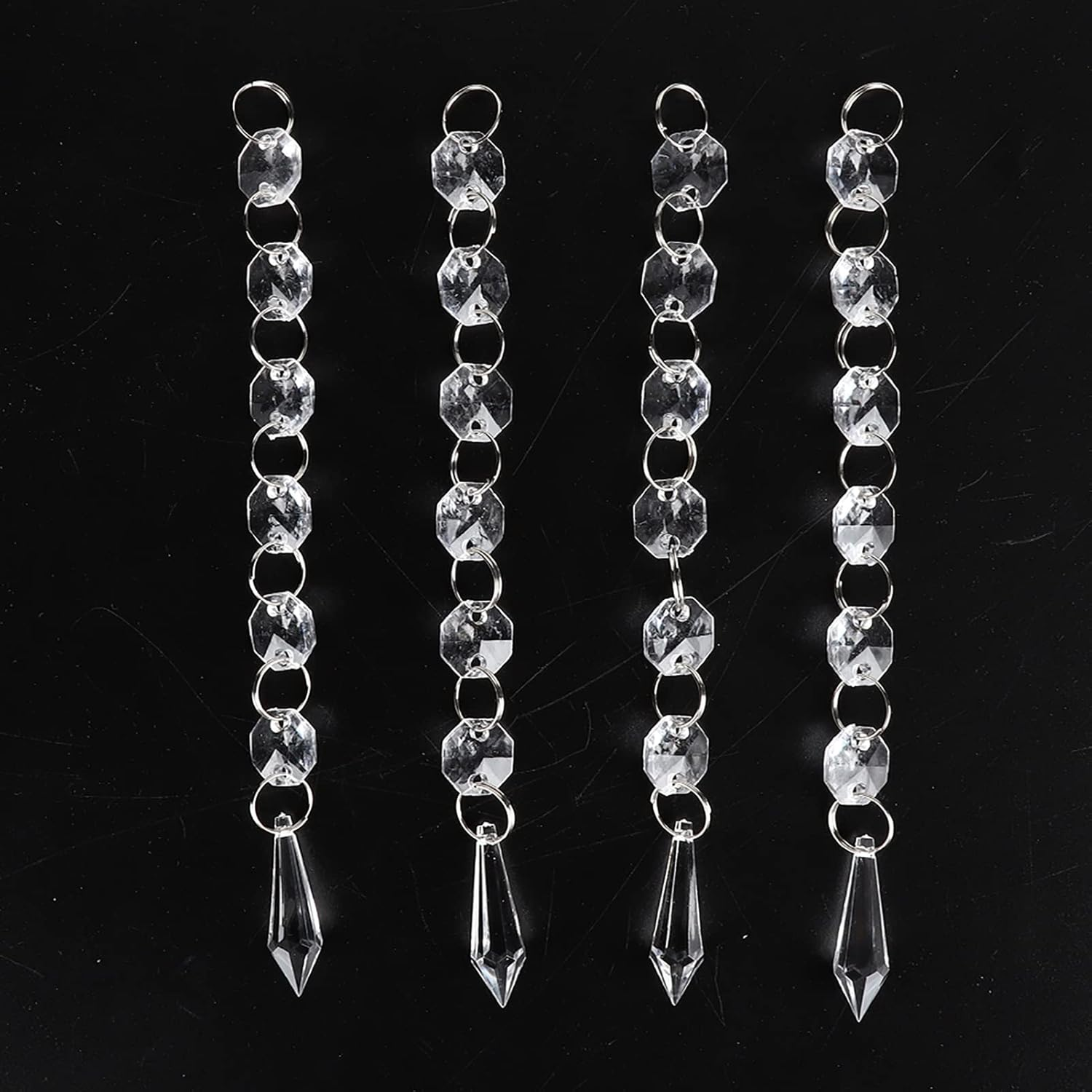 Crystal Hanging Ladi Set Of 80 Piece Ladi, Height 6 Inch - Image 2