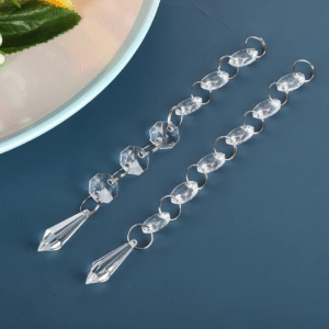 Crystal Hanging Ladi Set Of 80 Piece Ladi, Height 6 Inch