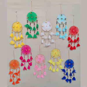 Decorative Net Dream Catcher Hanging Set Of 8 Piece Hangings