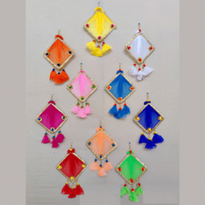 Decorative Net Hanging Kite Set Of 8 Piece Kites