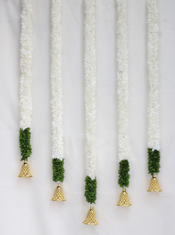 Gajra Cutting Hanging Ladi With Bell Set 10 Piece Hangings, Height ( 2, 3, 4 ) Feet - Image 5