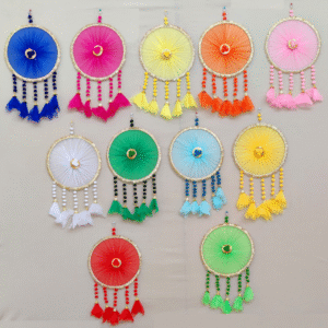 Net Chakra Decorative Hanging Set Of 8 Piece Hangings