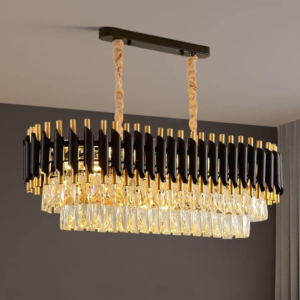 Oval Black Gold Crystal Chandelier Has Earned Its Reputation As A Best-Selling Choice For Living Areas. Its Combination Of Striking Design, Features,