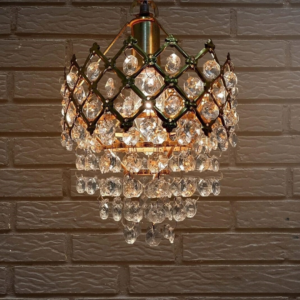 Golden Crystal Chandelier